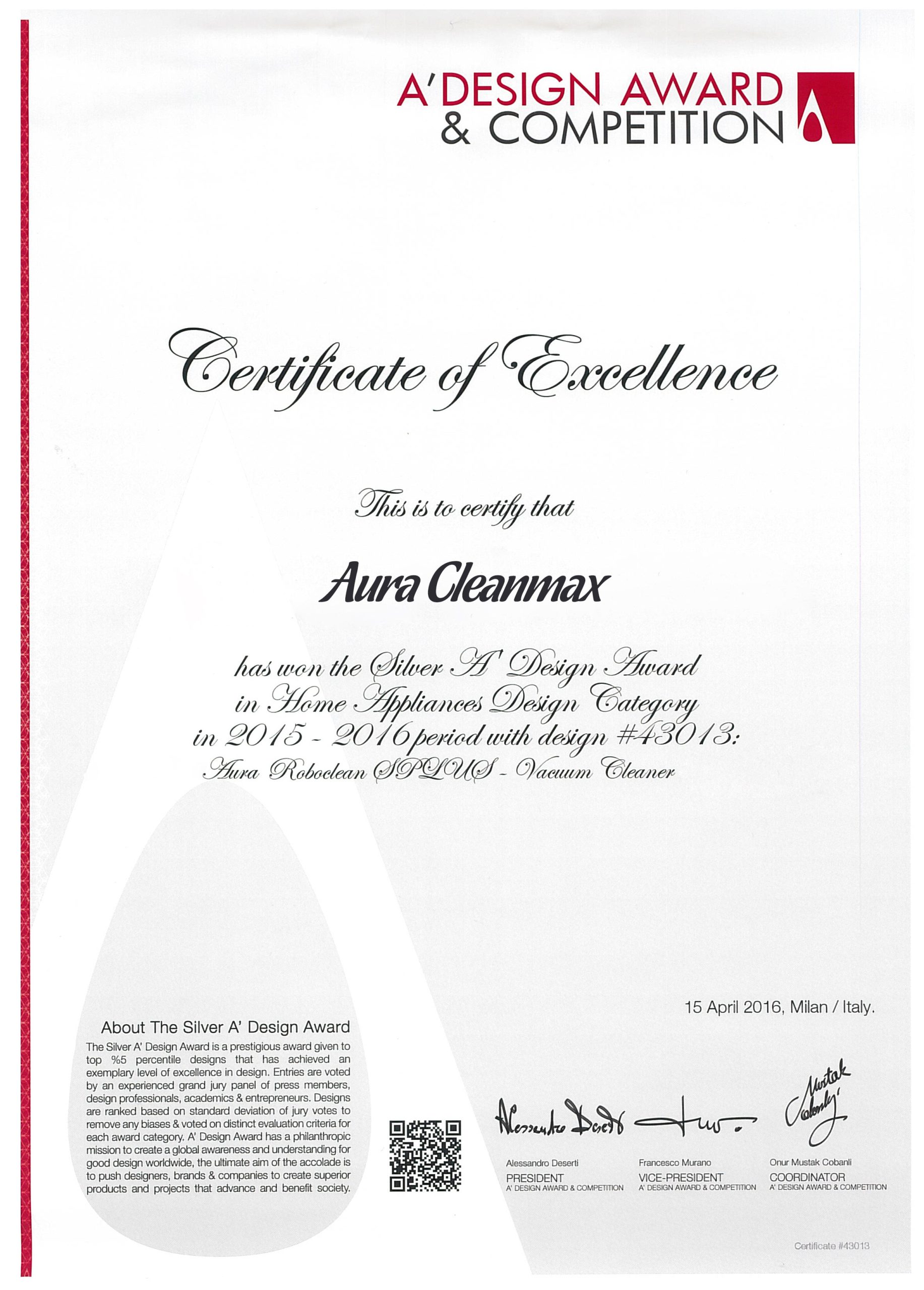 A design award